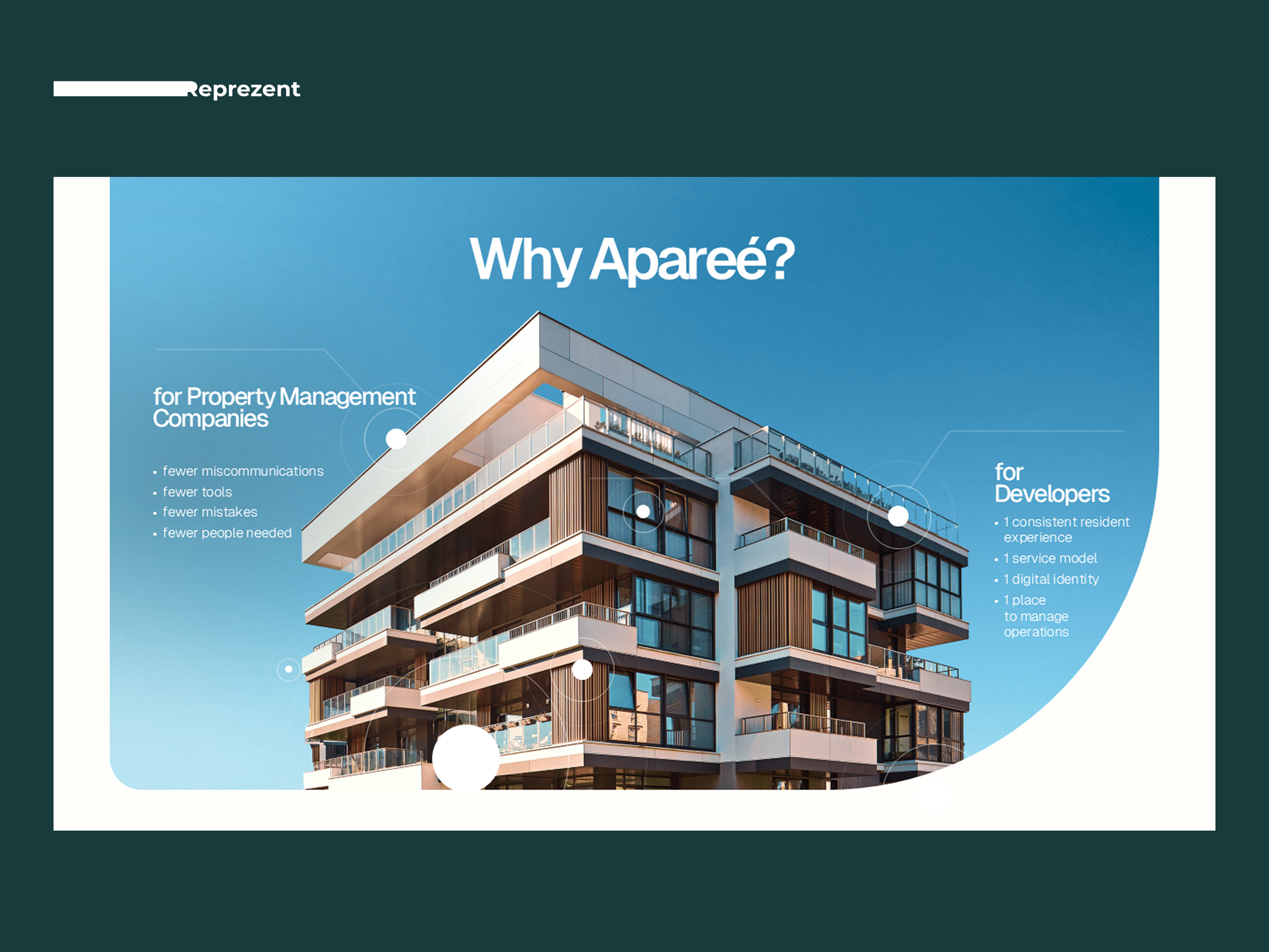 PowerPoint Slide | Presentation for Architecture bureau ai blue company presentation deck design design google slides graphic design keynote light modern pitch deck pitch deck design power point powerpoint presentation presentation design presentation layout typography white