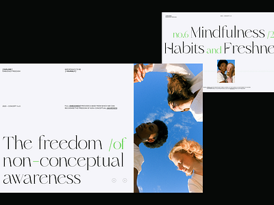 Freedom 06/23 concept editorial exploration free freedom layout minimal minimalistic typography ui design visual design