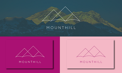 Mountain Minimal logo banner design branding brochure design flyer graphic design illustration logo logo design ui vector