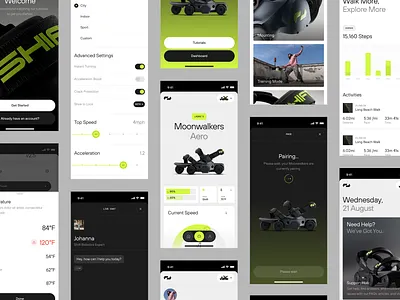 Shift Robotics • Site Launch (mobile) art direction brand development branding creative agency creative direction creative strategy design agency digital platform logo responsive robotics ui design ux design website design