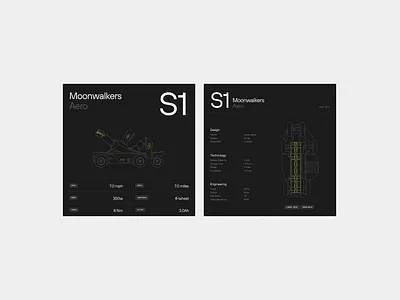 Shift Robotics • Moonwalkers Product Cards art direction brand development brand platform branding creative agency creative direction creative strategy design agency graphic design logo robotics ui design ux design