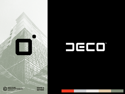Deco Branding brand branding deco design film filming logo logomark modern video