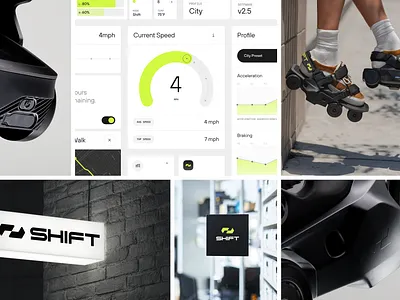 Shift Robotics • Brand Identity 3d 3d renders app design brand development branding creative agency creative direction creative strategy design agency graphic design logo ui design ux design website design