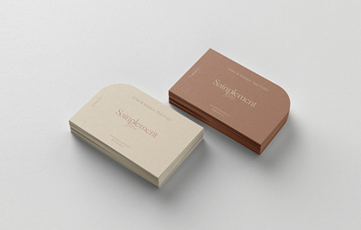 Visit cards - Sainplement Bon branding identity print