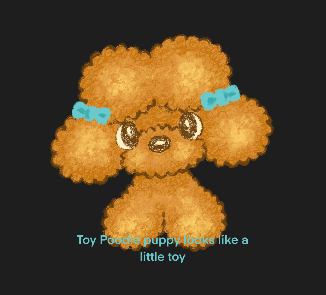 Toy Poodle looks like a little toy