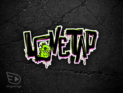 Logo concept - pop punk band chipdavid dinosaur dogwings drawing graphic design illustration logo punk rock vector
