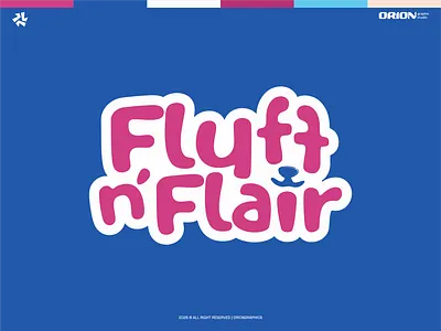 Fluff n' flair dog grooming. branding doggroomingstyle fluffnflair fluffnflairgrooming fluffyandfabulous freshlyfluffed graphic design groomedwithlove happypupvibes logo pamperedpups petspaday puppyglowup stayfluffy whereeveryfluffshines
