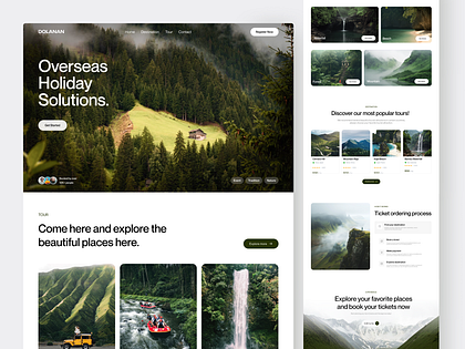 Dolanan - Travel Landing Page