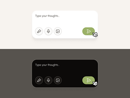 freud v3: AI Mental Health App - Companion Chat Input