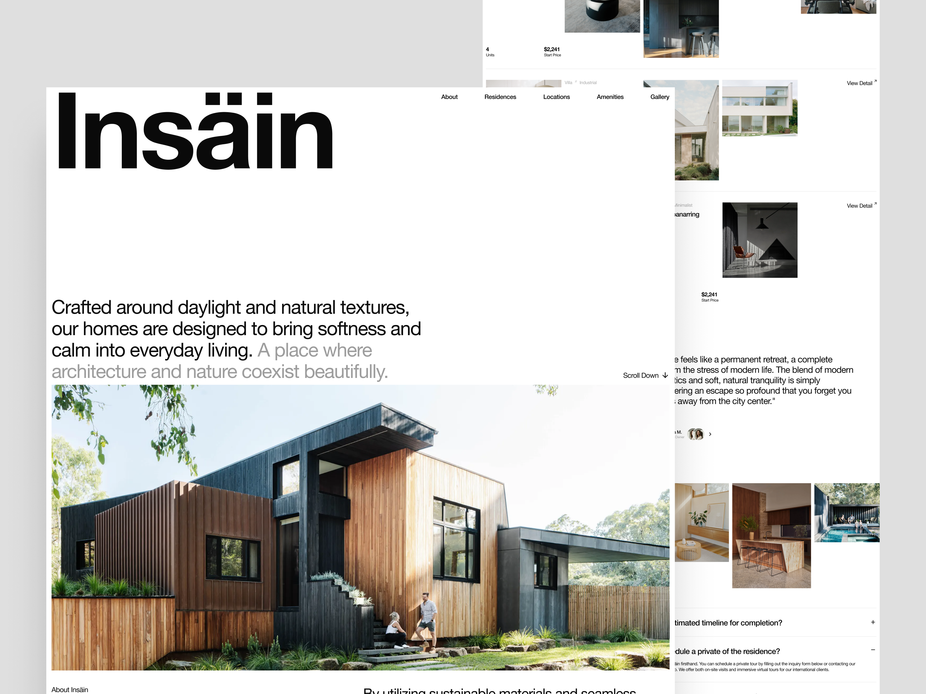 Insäin - Real Estate Website
