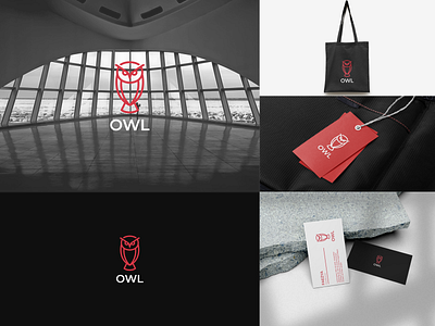 Owl Line Logo. branding design graphic design icon illustration logo typography vector