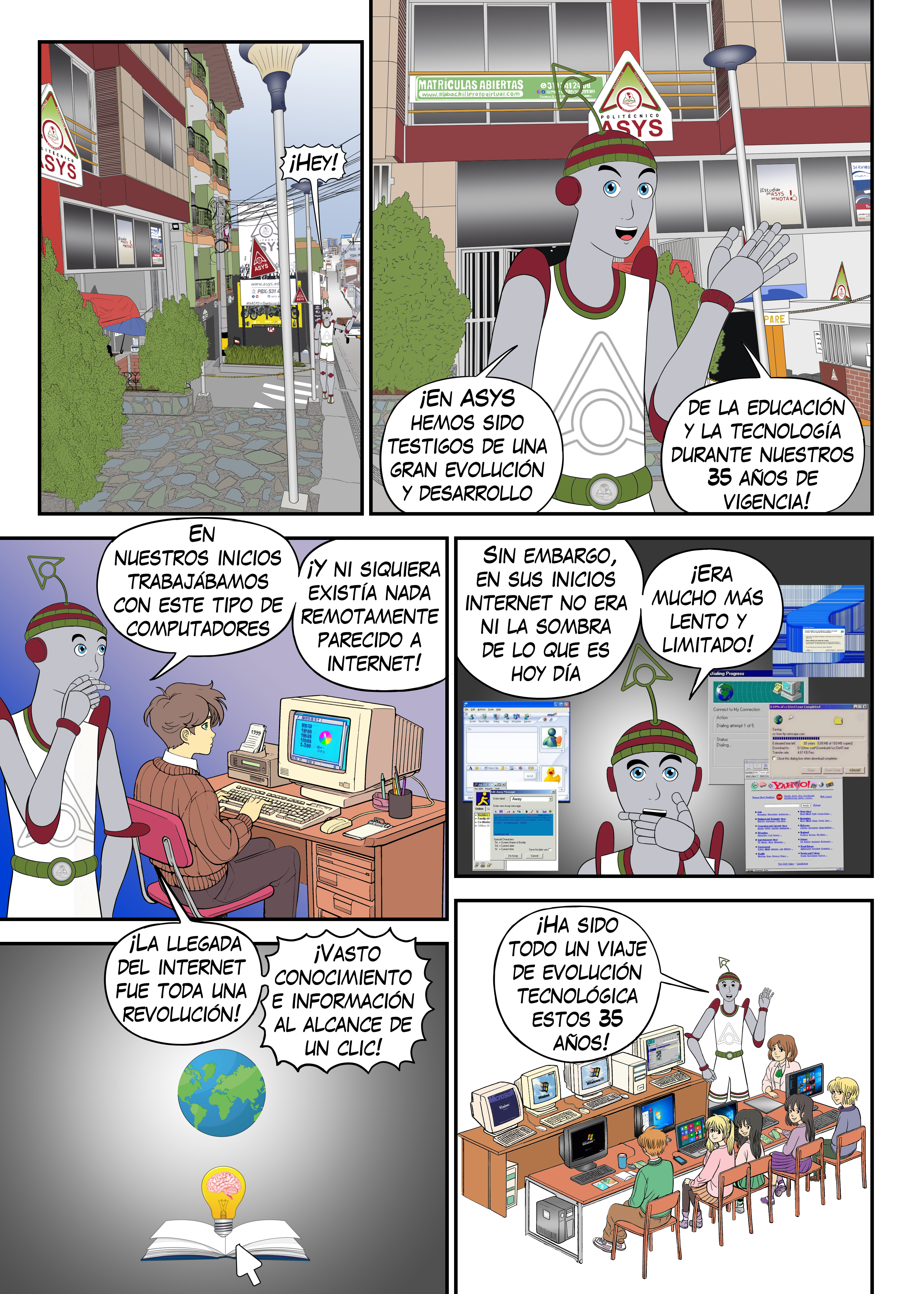 Corporate Anniversary Comic