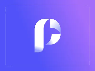 P letter logo design 3d logo apps logo brand identity branding elegant design graphic design initial p logo letter p logo logo logo trends minimalist logo tech log