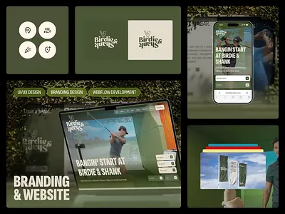 Birdie & Shank: Web Design, Branding, Development animation brand identity branding conversion design creative direction hilfal hospitality website interaction design landing page responsive design sports website trending ui design ux design visual web design webflow webflow development website design