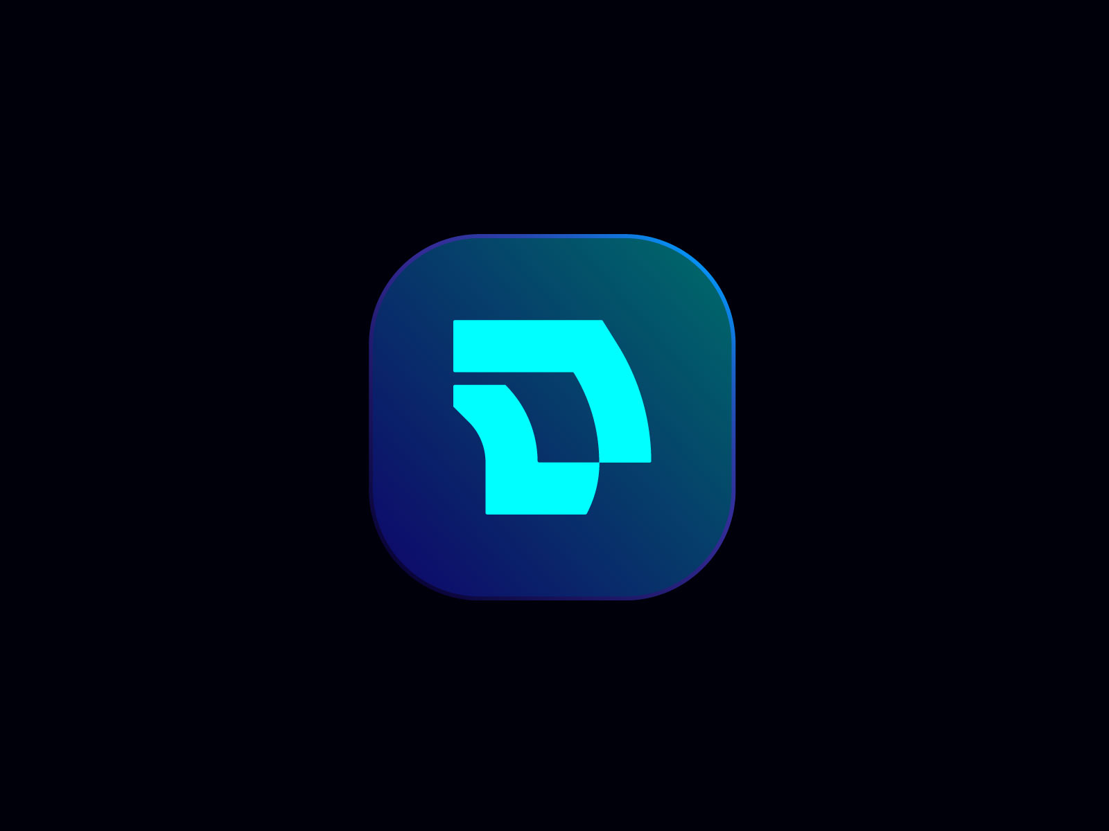 Modern Futuristic D App Icon Logo for AI, Tech & SaaS Startup ai logo app icon brandidentity branding clean design creative logo d icon app logo design d logo d monogram logo futuristic logo logo logodesign logotype minimalist logo modern logo saas logo tech logo tech startup unique logo visual identity