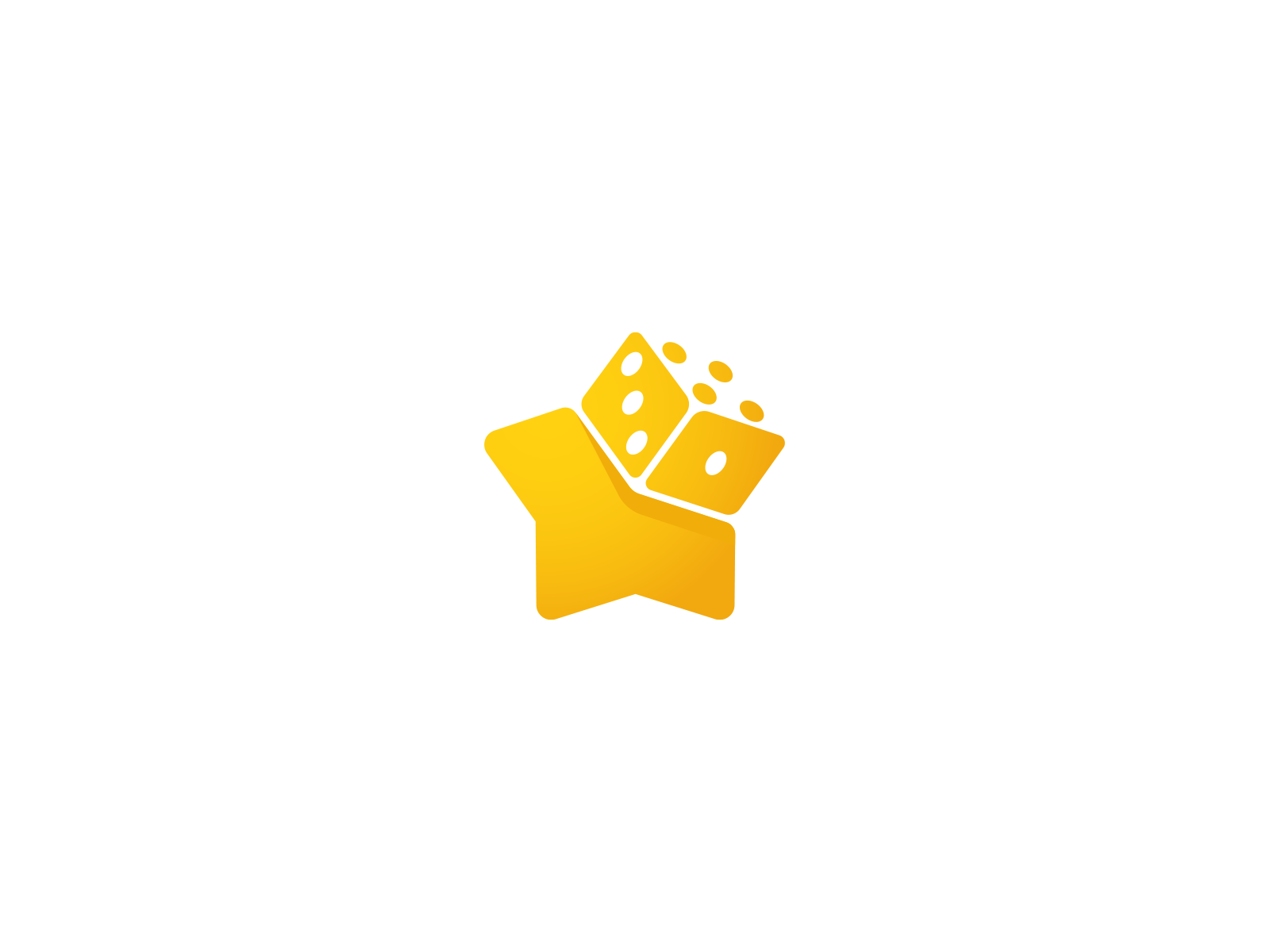 Star and dice logo
