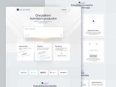 Modelence - AI Platform ai ai landing page ai startup ai website ai website design chatbot homepage platform web design