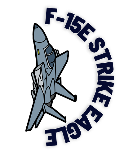 F15e strike eagle Art Print aircraft artbord print