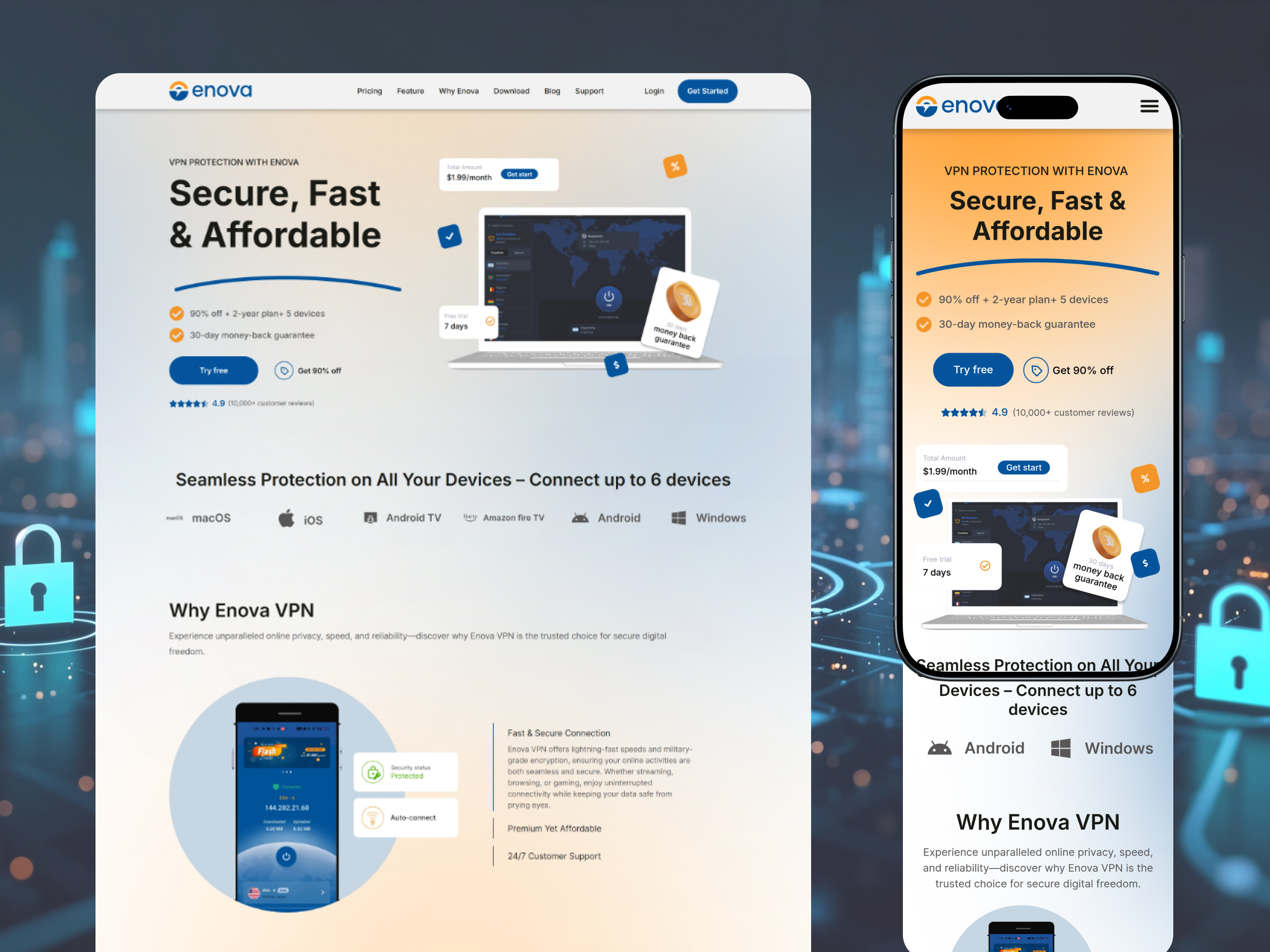 Example of Website Design For Saa S & Startups