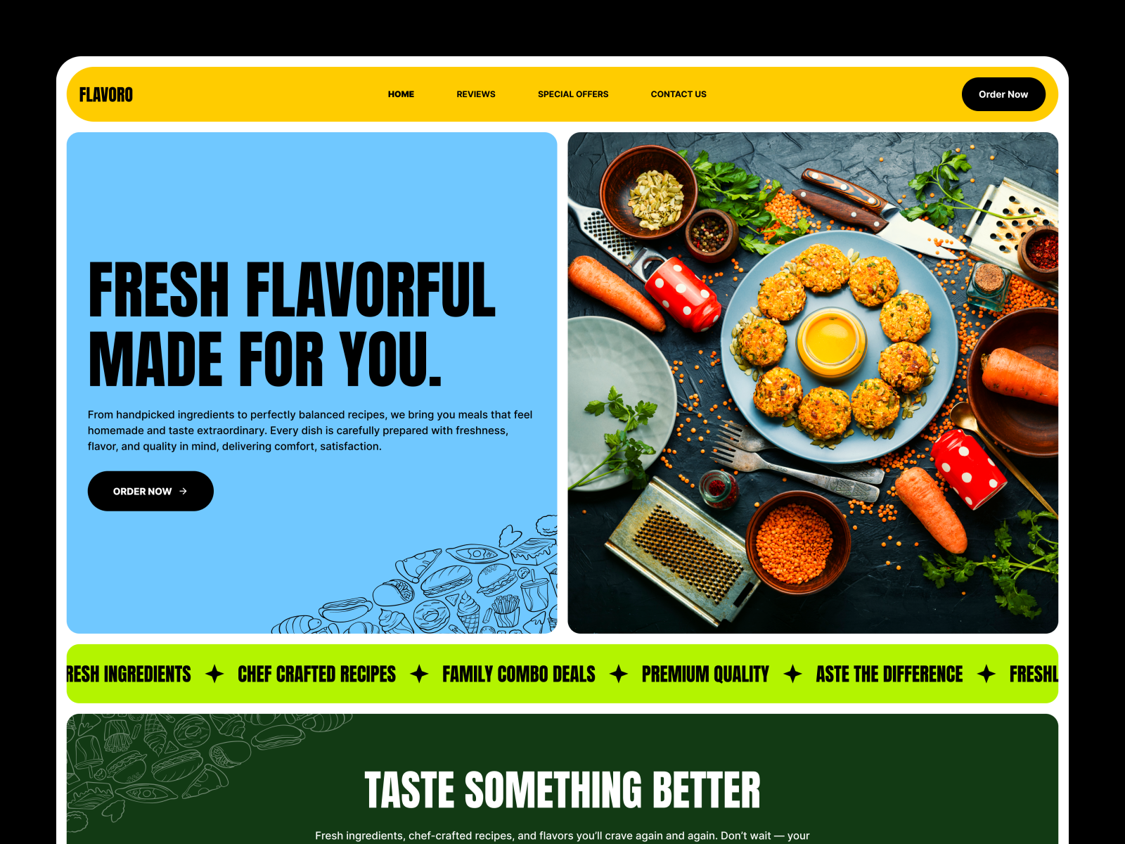Example of Conversion Focused Landing Page | UI/UX