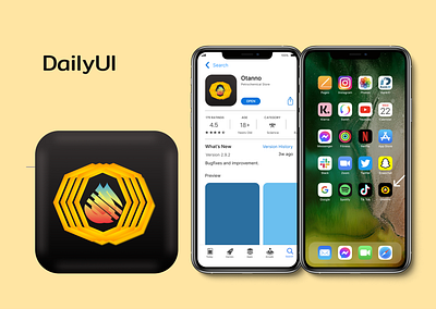 Daily UI Day 5 - App Icon app app icon branding dailyui design e commerce app icon logo typography ui ux