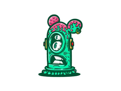 bot 141 bot brandingillustration cartoonstyle character charactercollection characterdesign characterseries collectibleart colorfuldesign digitalillustration illustration mascotdesign originalcharacters popart robot series stickerpack toyinspired vectorart worldbuilding