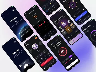 Willora — Habit Control & Self-Discipline Mobile App UI appdevelopment appui breakbadhabits digitalwellness goaltracking habitbuilding habittrackerapp healthtech mentalstrength mindsetmatters mobileappdesign nukta personalgrowth productdesign productivityapp selfdiscipline selfimprovementapp startupdesign uiuxdesign wellnessapp