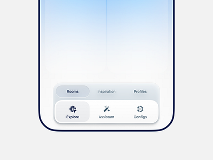 Hybrid Tab Bar + Segmented Control