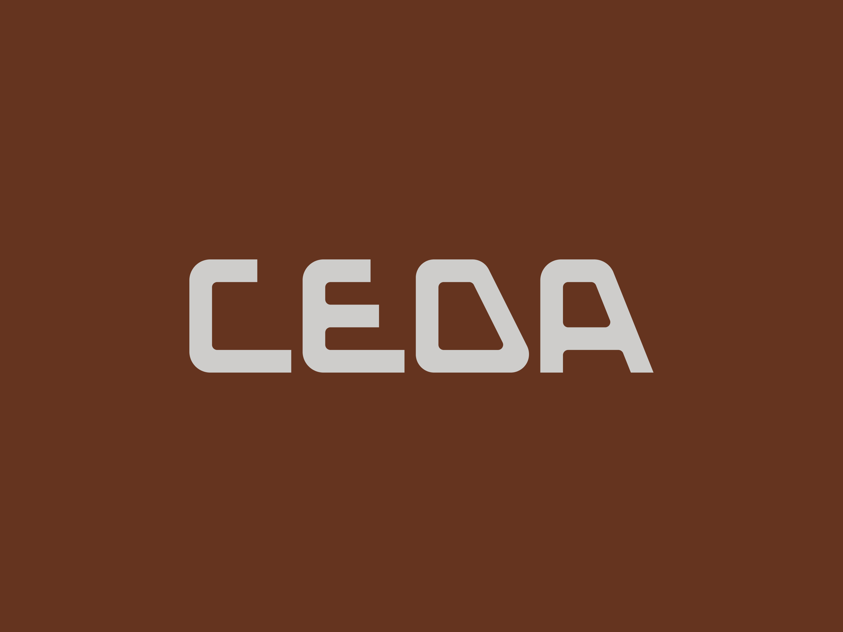CEDA — Warm & Modern Furniture Brand Logo
