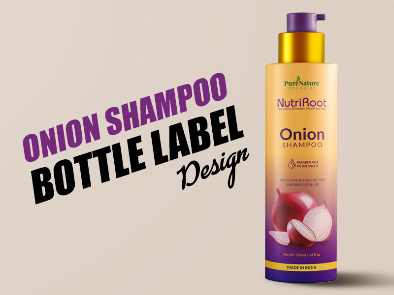 Onion Shampoo Bottle Label Design | Cosmetic Packaging Design bottledesign brandidentity brandingdesign cosmeticpackaging designinspiration designixa ecommercebranding graphic design graphicdesigner haircarebranding labeldesign laxurypackaging minimaldesign organicbranding packagedesign packagingdesign productpackaging shampoodesign startupbranding