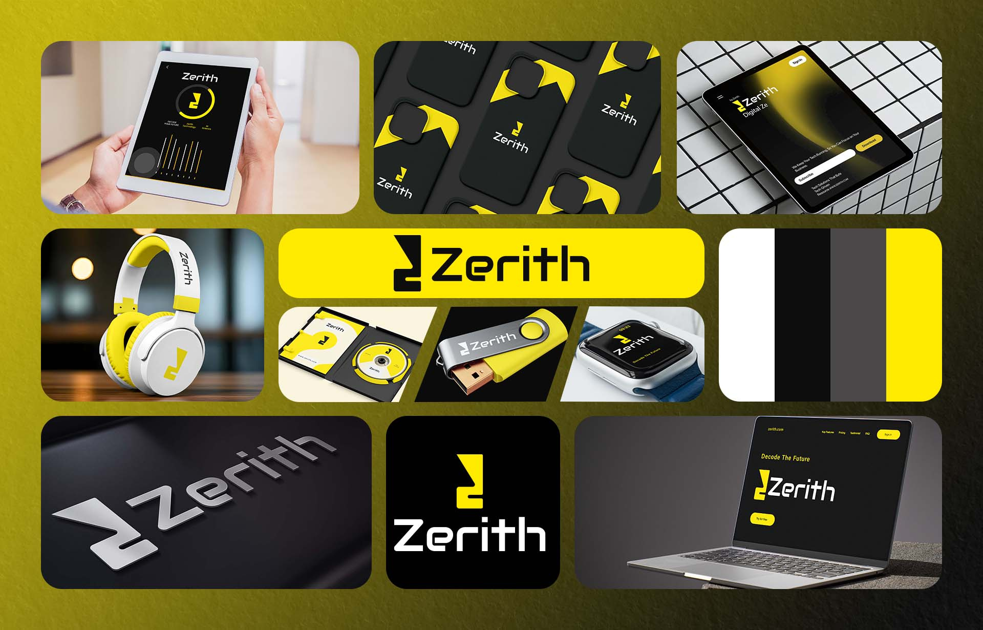 Zerith – Complete Brand Identity Design