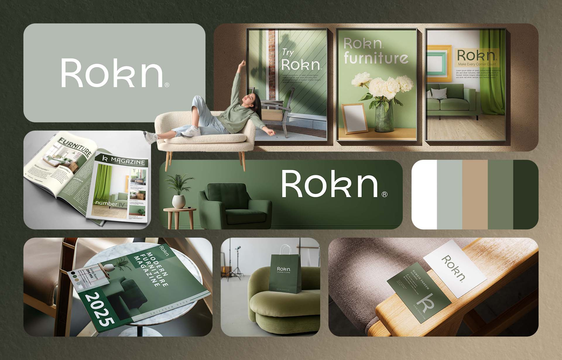 ROKN® | Furniture Brand Identity Design