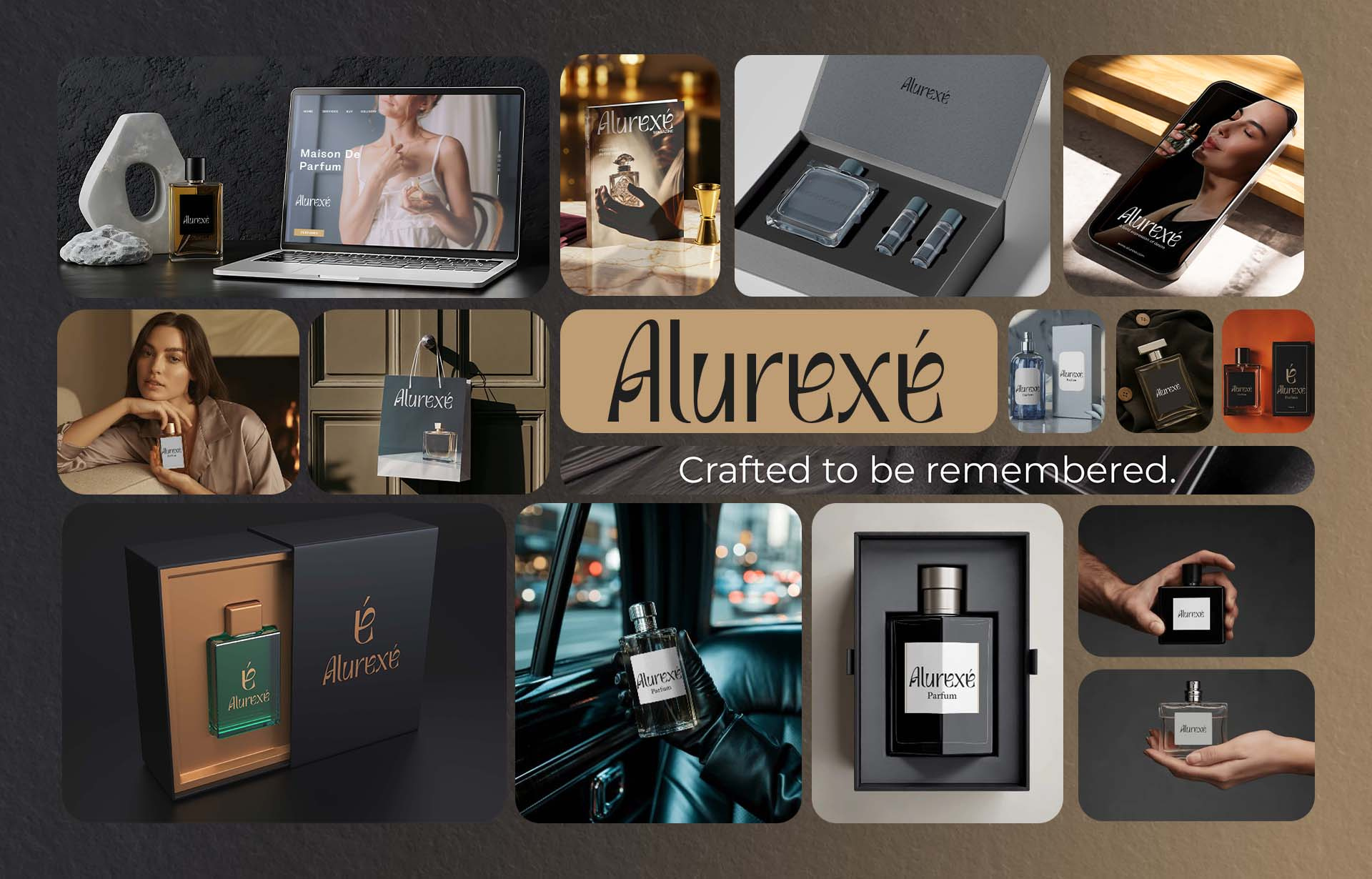 Alurexé | Perfume Brand Identity