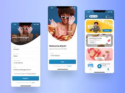 MyFoodbox - Conversion-Focused Shopping App ecommerce app figma design food app grocery app mobile app design mobile ui product design shopping app ui design ux design