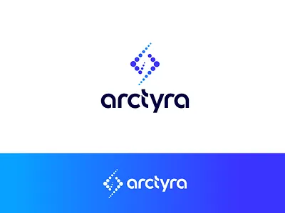 Arctura logo branding code engineering geometric graphic design logo modularity shapes tech inspired