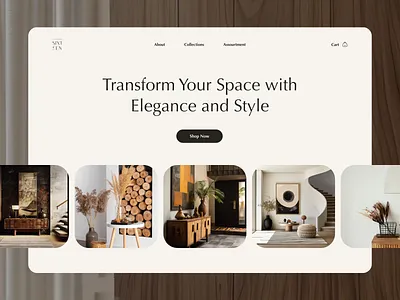 Modern furniture e-commerce animation brand design branding clean design ecommerce furniture design home decor homepage design implementation interior design logo minimal design modern design product design responsive design shop design ui ui ux