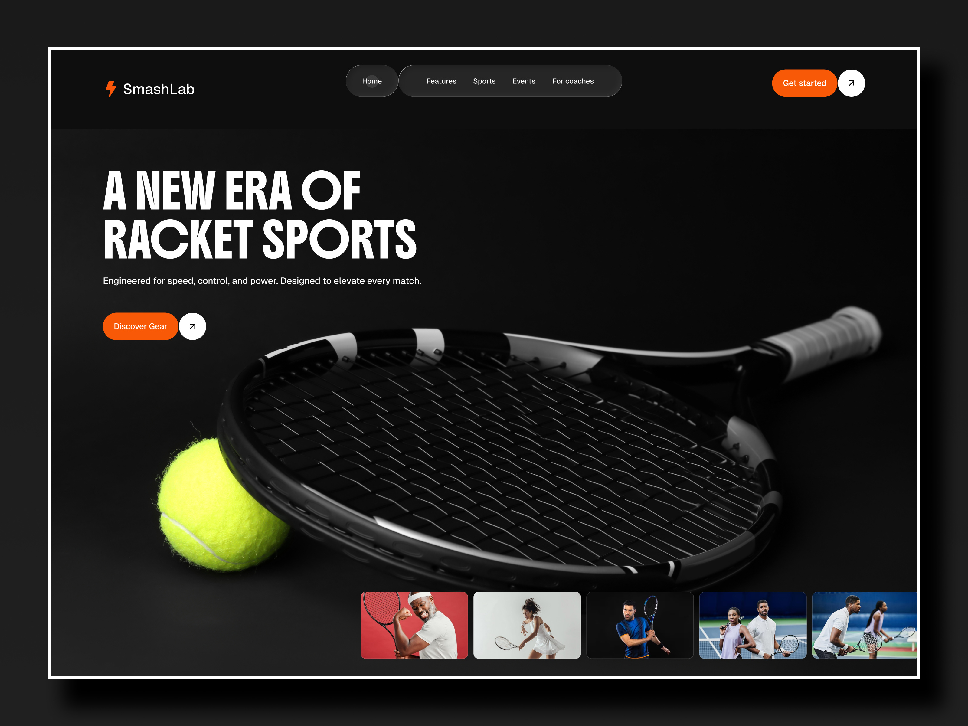Example of Premium Website UI Design