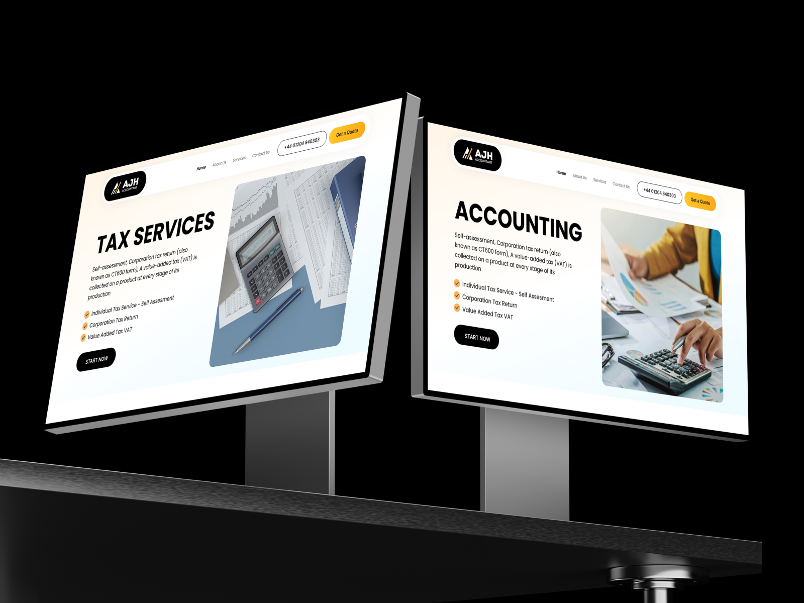 Tax & Accounting — Website & Brand Identity accountingdesign accountingui brandidentity businesswebsite conversiondesign corporatedesign corporatewebsite designinspiration digitalbranding financeui logo minimaldesign modernwebsite servicewebsite smallbusinessdesign taxserviceui taxwebsite uiux ukwebdesign webdesign