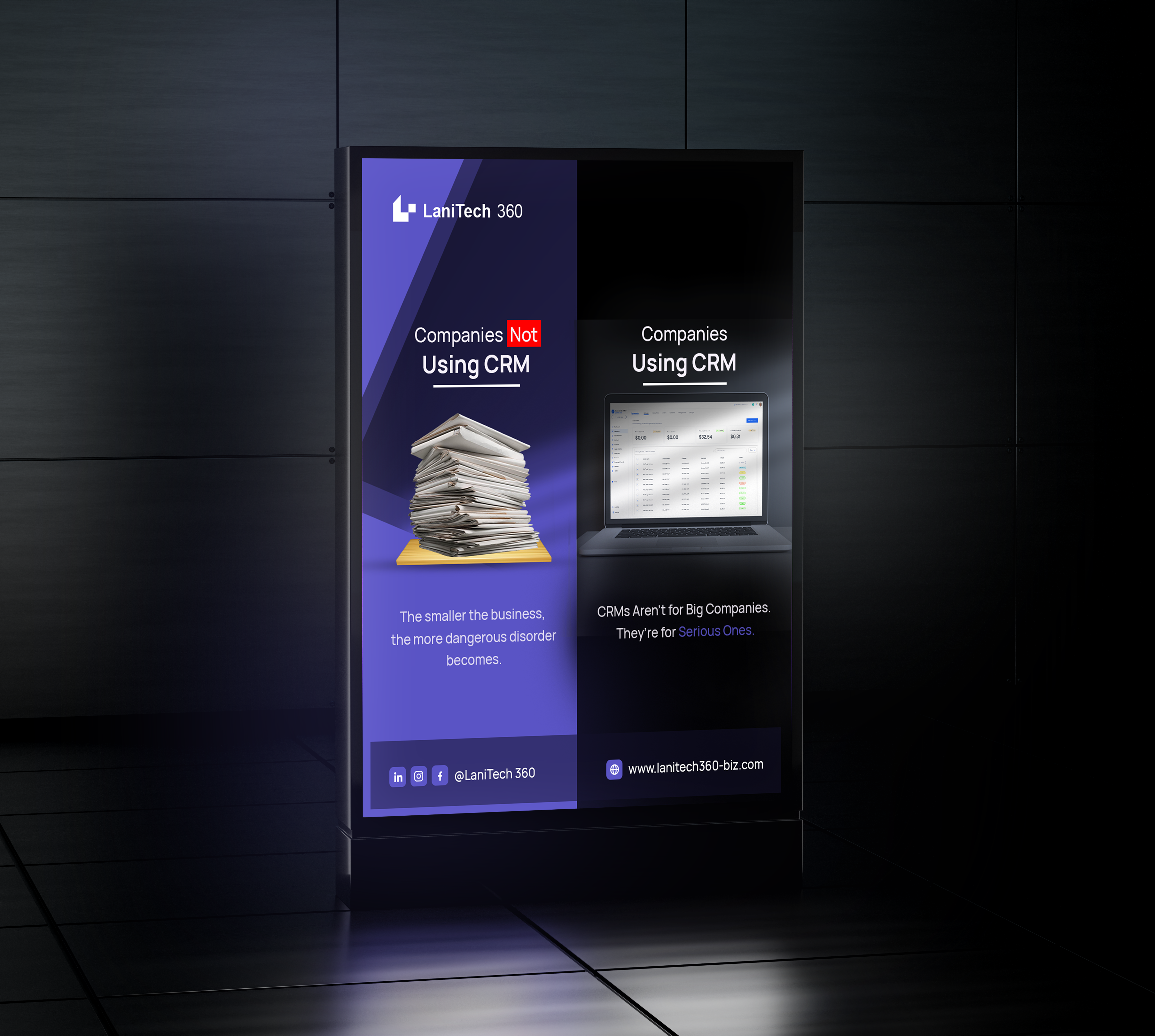 SOCIAL MEDIA ADS FOR LANITECH 360 ads design banner design brand designer branding flyer designer graphic design logo social media ds designer