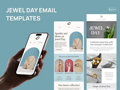 Jewel Day Email Design design email email builder email campaign email design email marketing email newsletter email templates html email newsletter stripo email ux design web design
