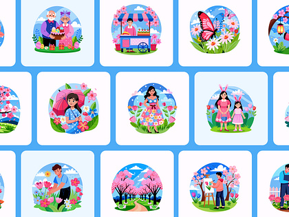Easter Illustrations Bundle