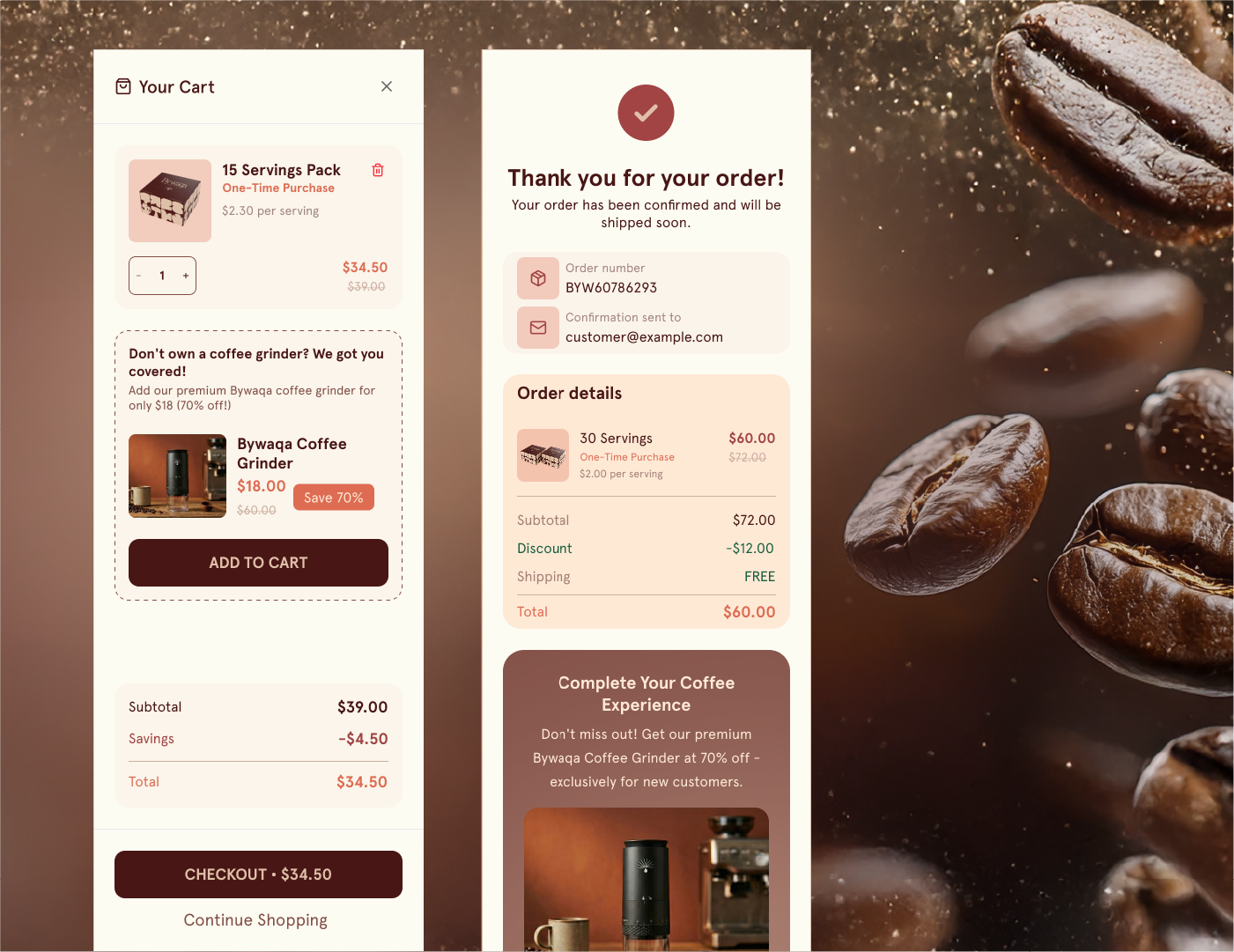Example of Landing Page Design