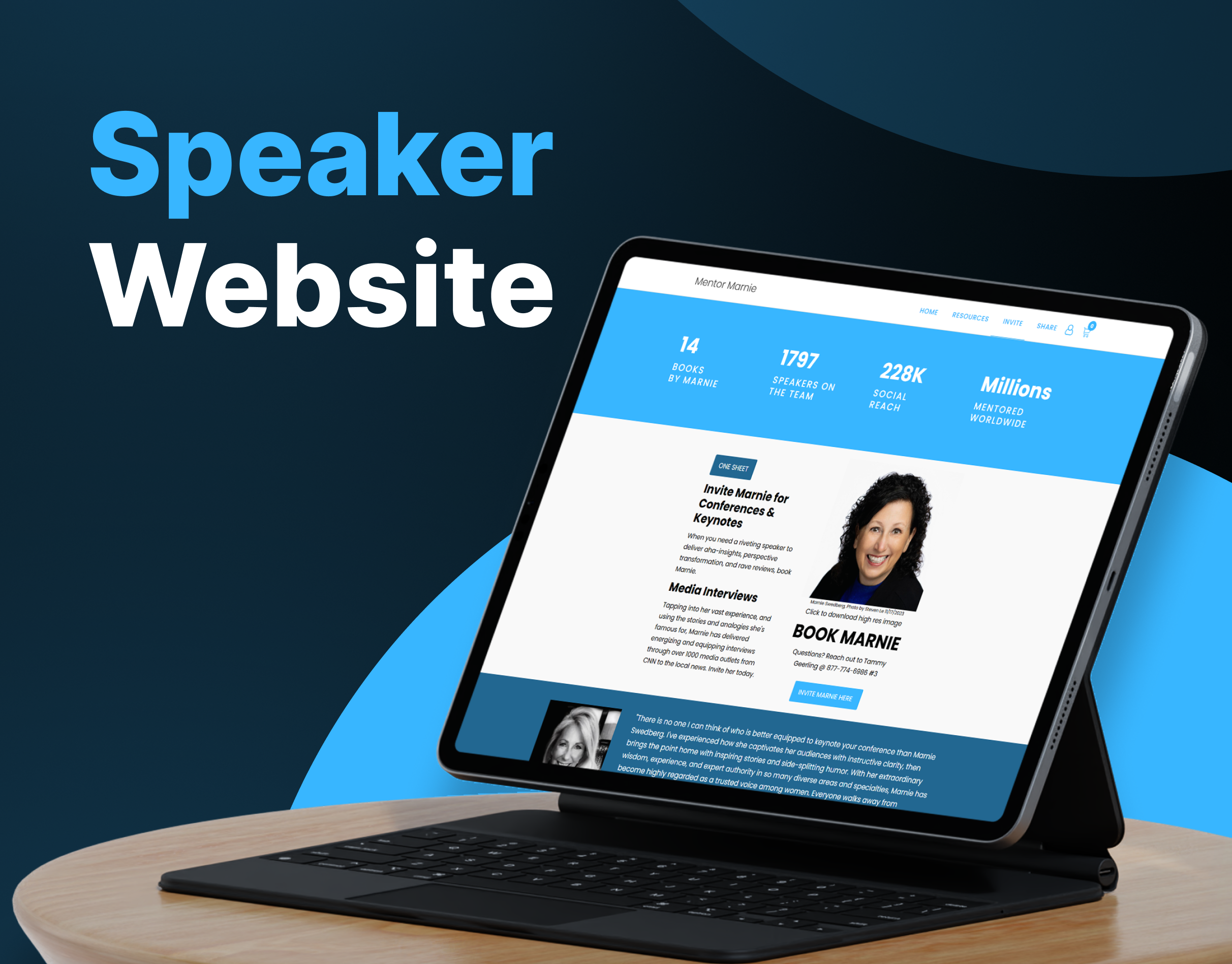 Speaker Website creative design design ui website design