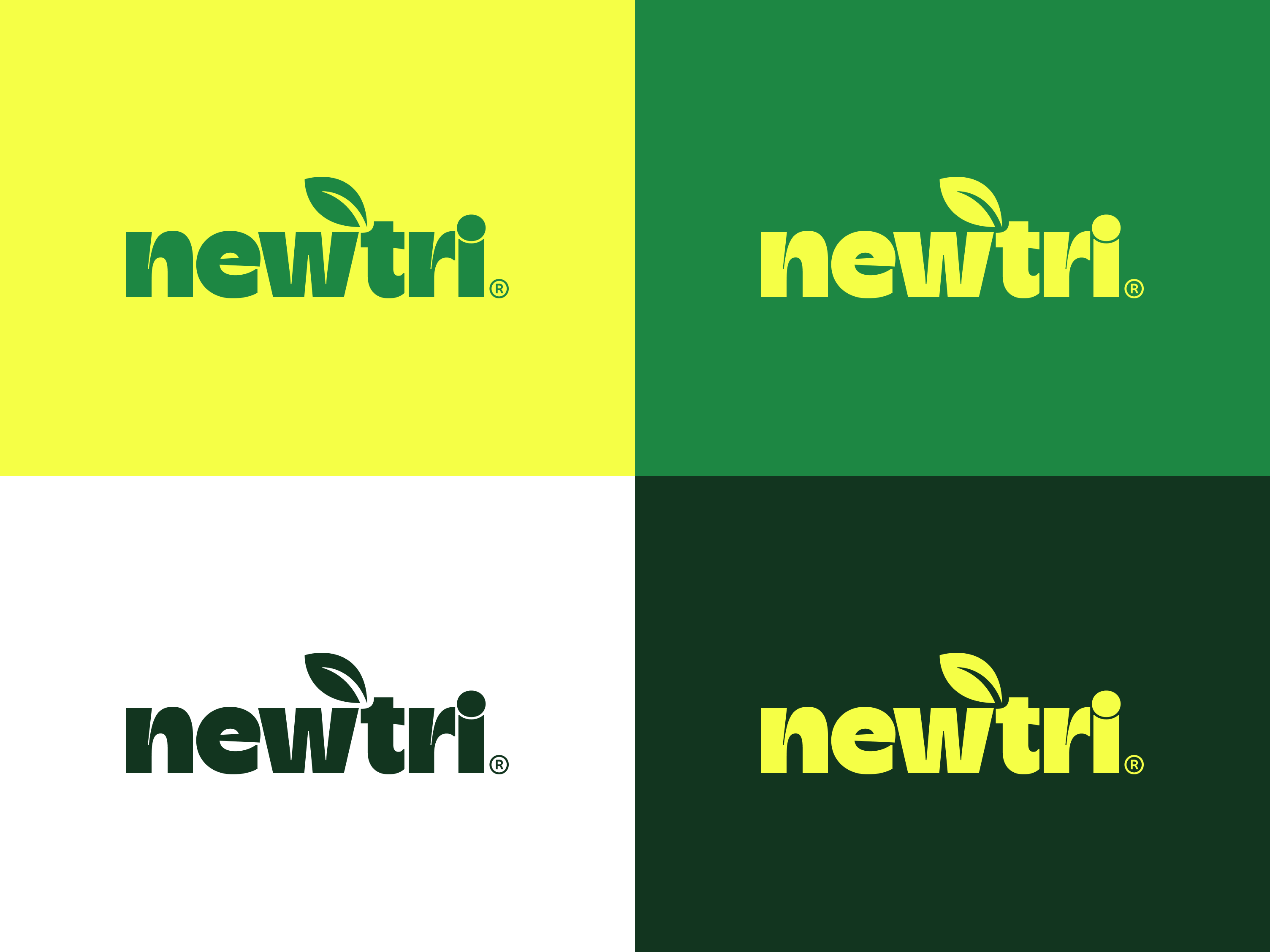 Newtrii - Brand Identity Guidelines brand brand design brand guidelines brand identity branding color palette design graphic design green guidelines identity design logo concept logo design logo system logo variations typography ui uiux ux visual identity