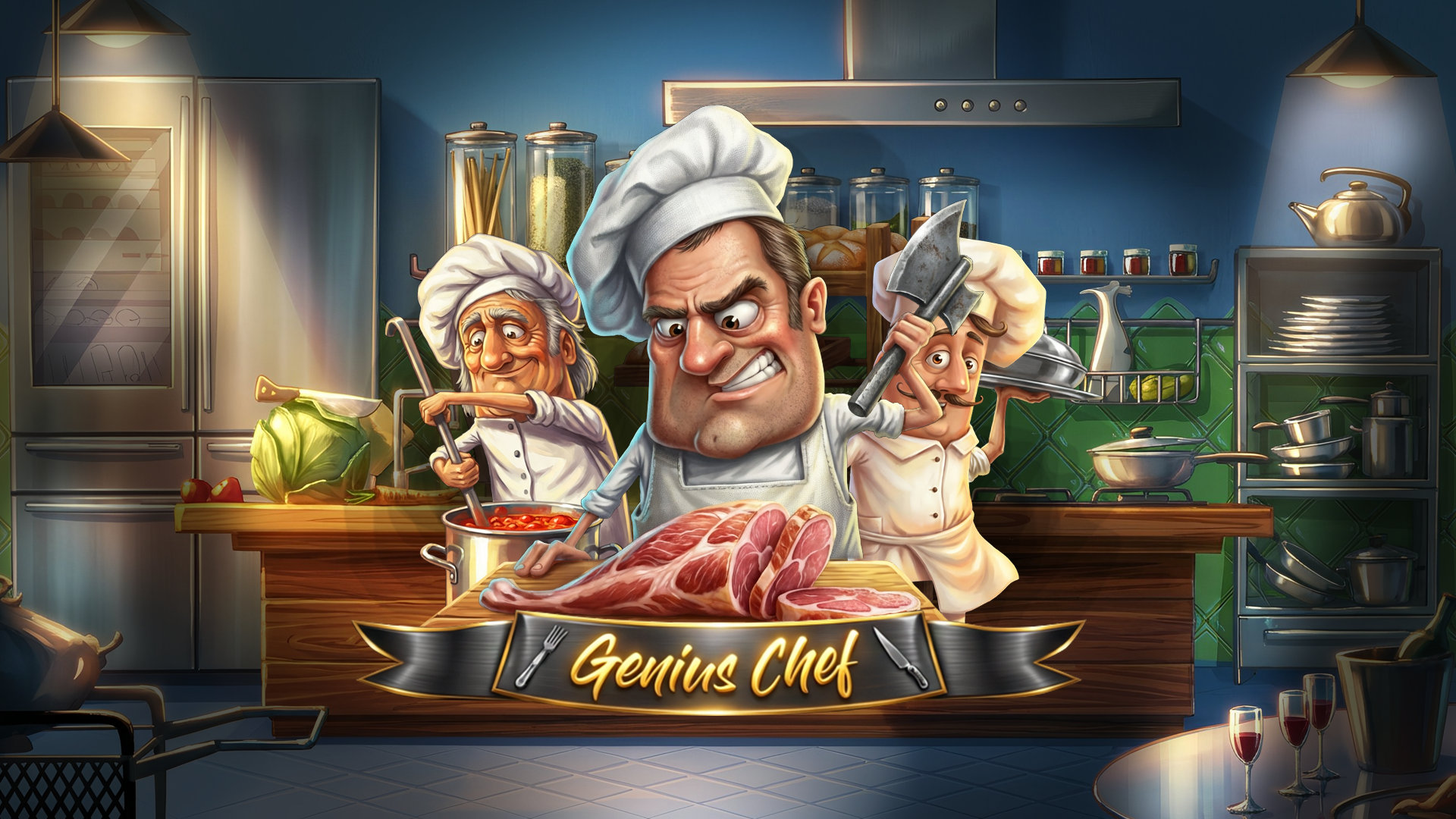 Game Design Slot Machine: Genius Chef casino animation casino game design casino gaming casino illustration casino slot machines character animation character casino games character game design character painting character slot game gambling casino gambling design gambling game gambling slots igaming slots slot machines animation slot machines art slot machines graphic design slot machines icons slot machines illustration