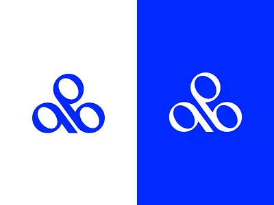 ab ab branding letter logo monogram startup symbol tech visual