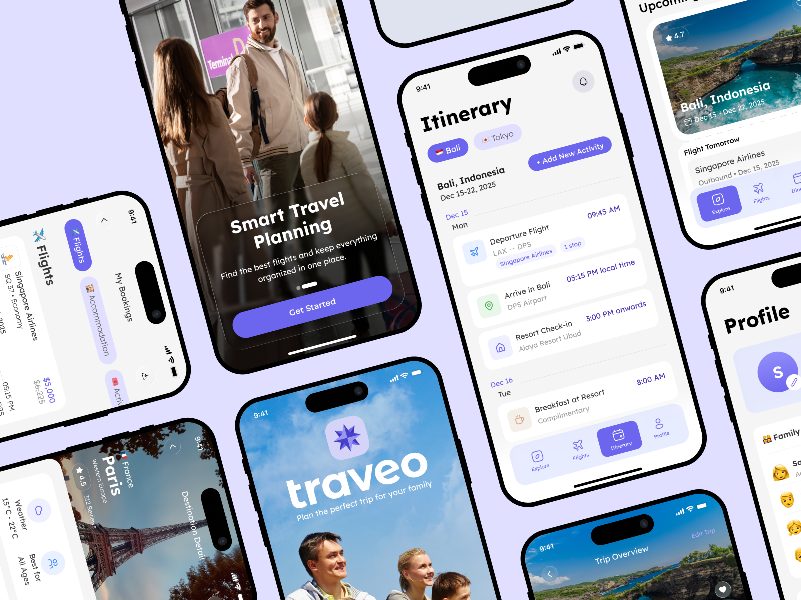 Example of 8 12 Screens  Mobile App Design
