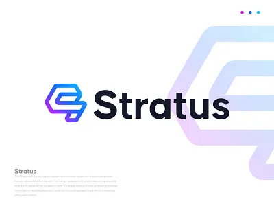 Stratus Logo, Tech Logo, Logos brand brand designer brand identity branding icon identity logo logo design logo designer logo maker logo mark logos minimalist logo modern logo tech tech logo technologies