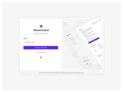 Cryptid onboarding — Fintech Login agency app clean crypto dashboard design system fintech login minimalist onboarding react saas shadcn sign up webapp website widget