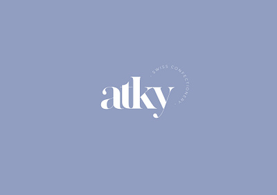 ATKY Swiss Confectionery - Logotype branding graphic design identity logo logotype